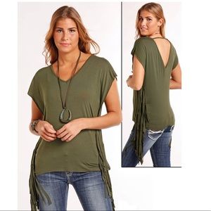 Fringe Panhandle shirt, NWT